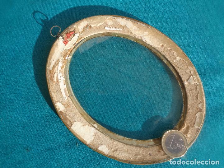 Antig&uuml;edades: ANTIGUO MARCO OVALADO DE BRONCE - Foto 4