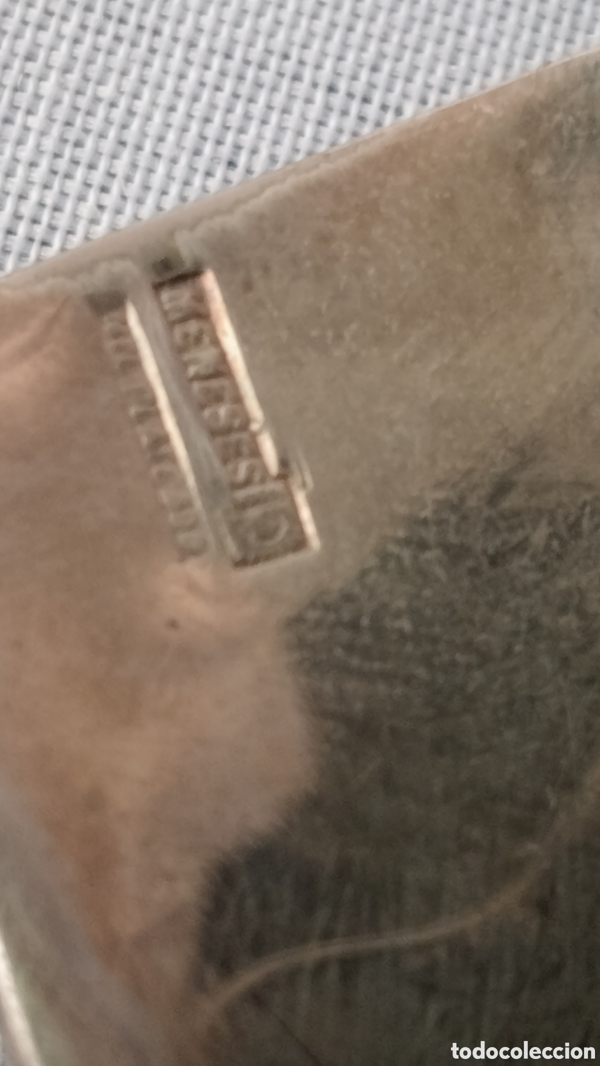 Antig&uuml;edades: 3 Bandejas en forma de hoja Meneses plata - Foto 4