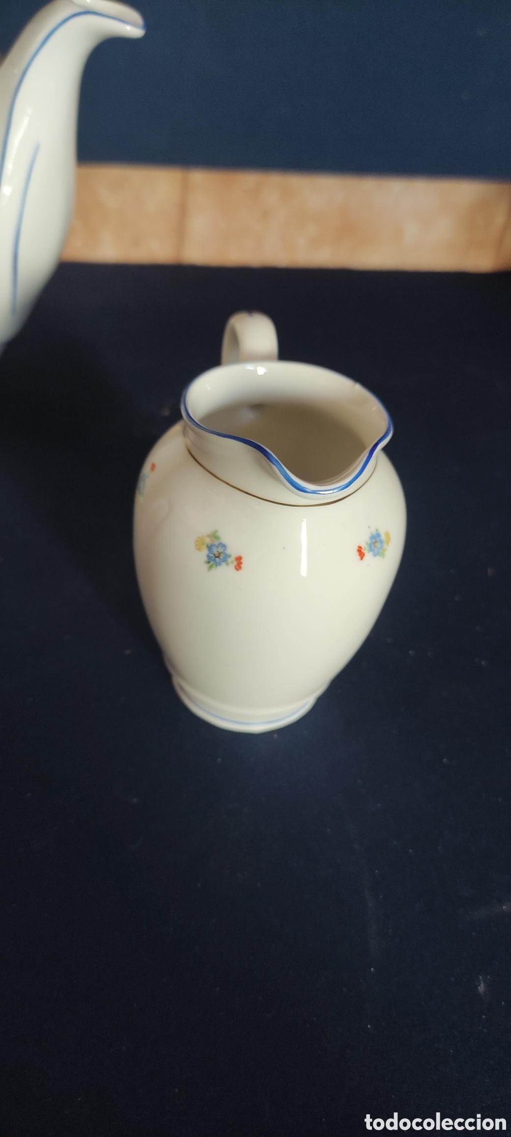 Antig&uuml;edades: JUEGO DE CAFE DE PORCELANA - Foto 5