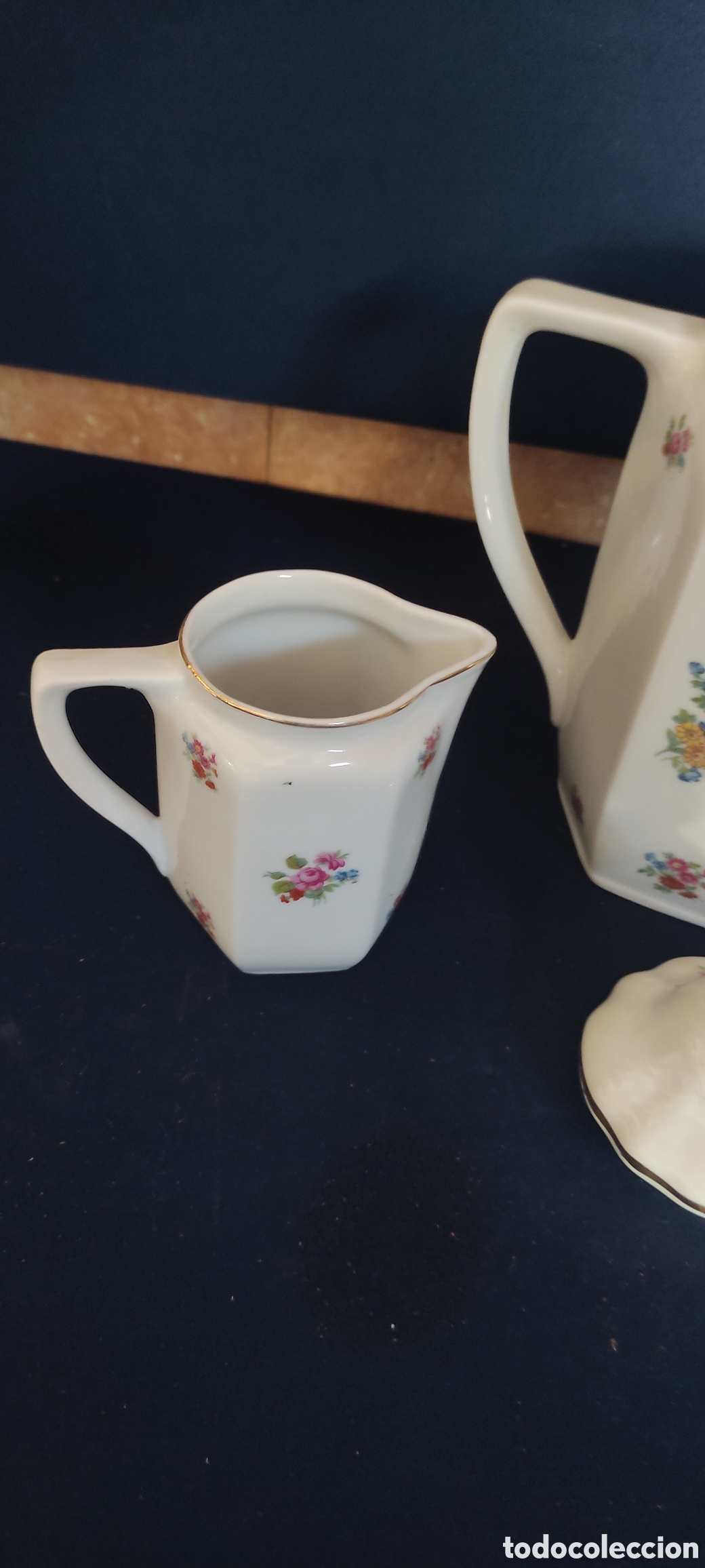 Antig&uuml;edades: JUEGO DE CAFE DE 3 PIEZAS - Foto 4