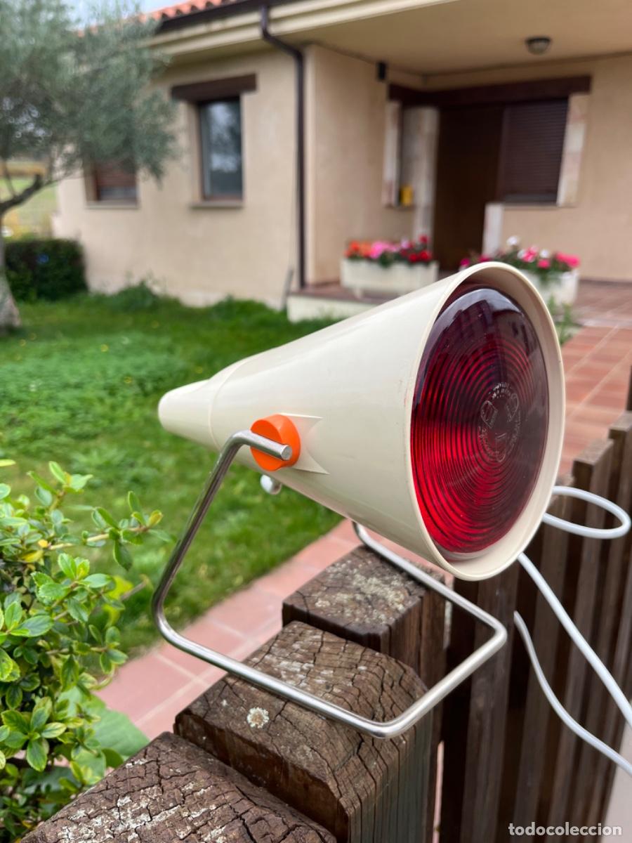 Antig&uuml;edades: Lampara Philips, roja - Foto 6