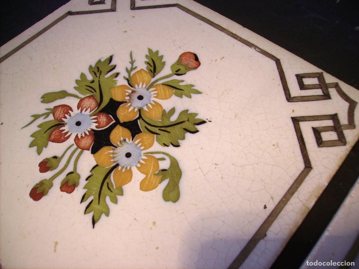 Antig&uuml;edades: CONJUNTO 2 AZULEJOS ANTIGUOS XIX - Foto 8