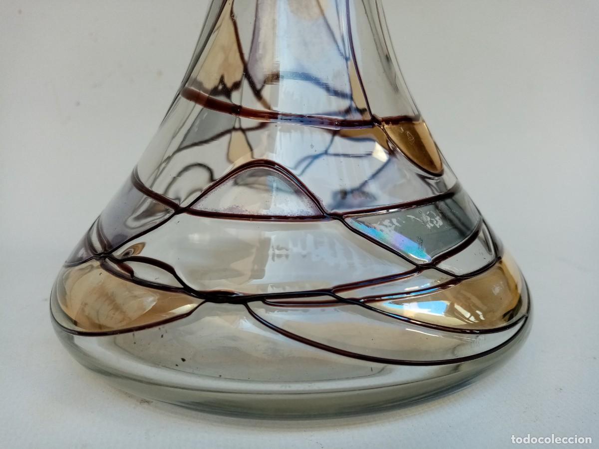 Antig&uuml;edades: jarron de cristal austriaco- - Foto 6