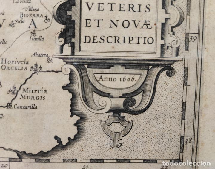 Antig&uuml;edades: ANTIGUO Y ORIGINAL MAPA DE CASTILLA, A&Ntilde;O 1606 - Foto 3