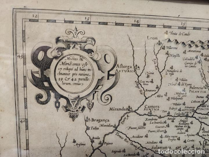 Antig&uuml;edades: ANTIGUO Y ORIGINAL MAPA DE CASTILLA, A&Ntilde;O 1606 - Foto 4