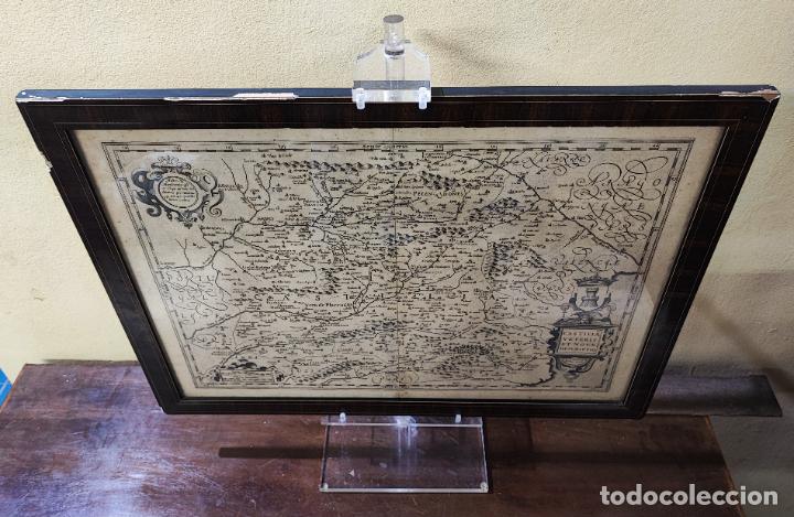 Antig&uuml;edades: ANTIGUO Y ORIGINAL MAPA DE CASTILLA, A&Ntilde;O 1606 - Foto 6