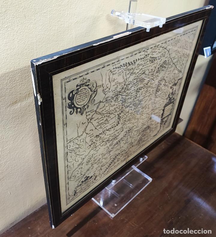 Antig&uuml;edades: ANTIGUO Y ORIGINAL MAPA DE CASTILLA, A&Ntilde;O 1606 - Foto 7