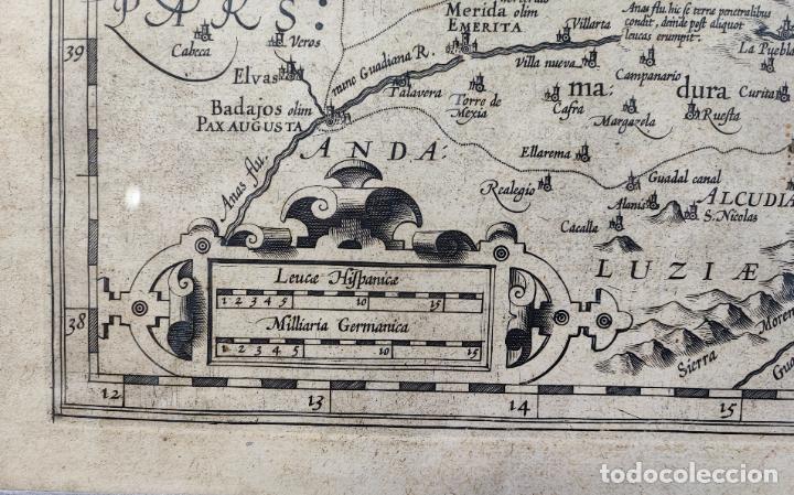 Antig&uuml;edades: ANTIGUO Y ORIGINAL MAPA DE CASTILLA, A&Ntilde;O 1606 - Foto 10