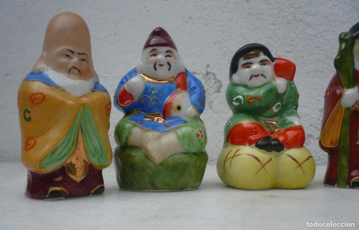 Antig&uuml;edades: SIETE DIOSES DE LA FORTUNA. CONJUNTO COMPLETO - Foto 2