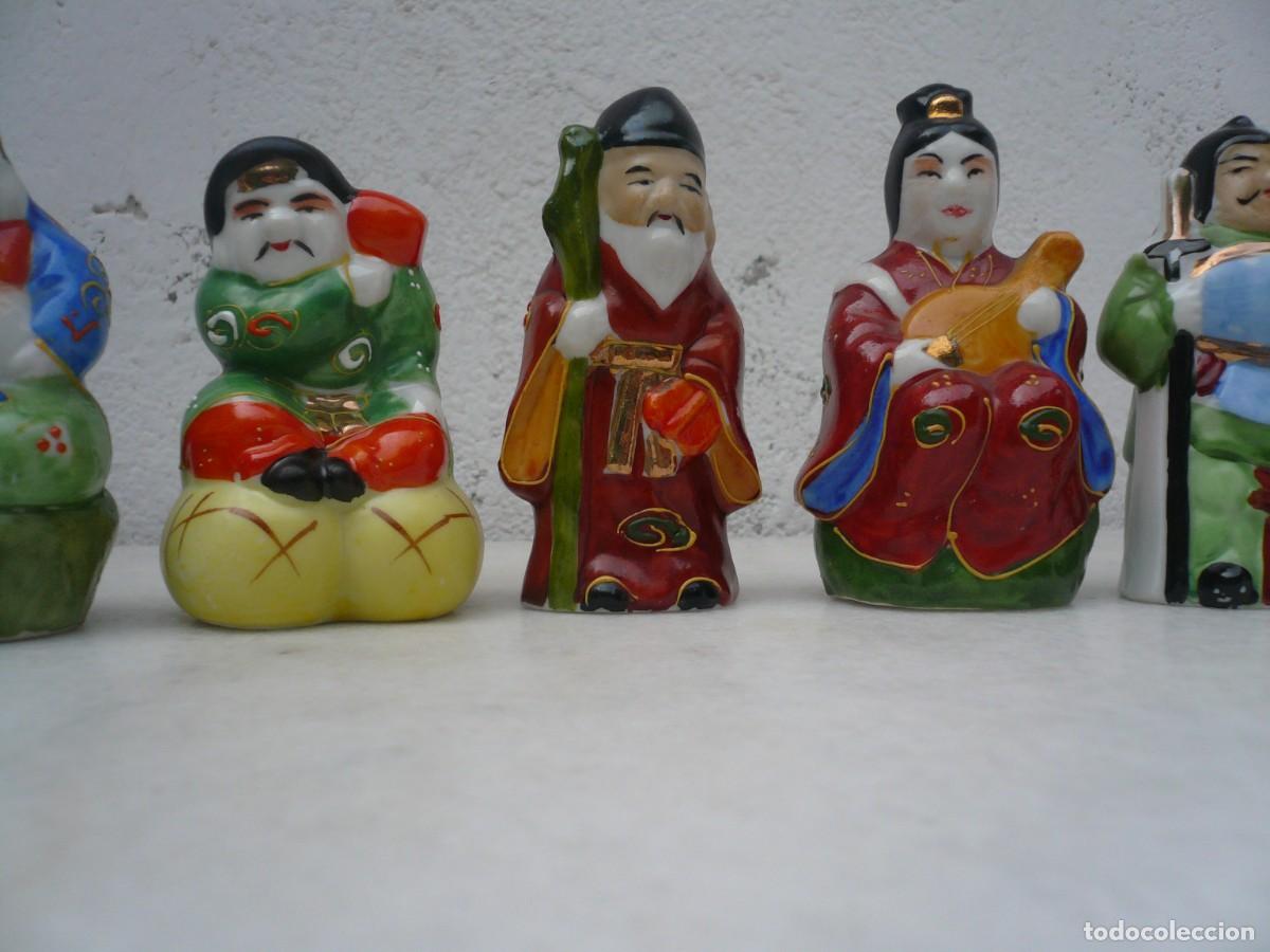 Antig&uuml;edades: SIETE DIOSES DE LA FORTUNA. CONJUNTO COMPLETO - Foto 3
