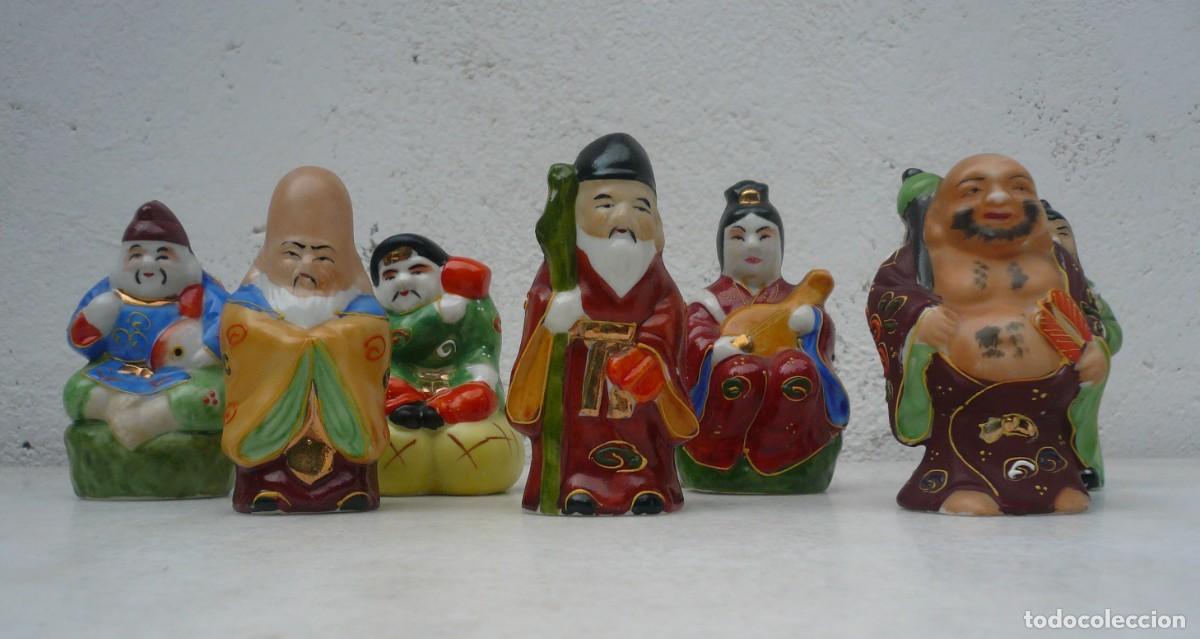 Antig&uuml;edades: SIETE DIOSES DE LA FORTUNA. CONJUNTO COMPLETO - Foto 5
