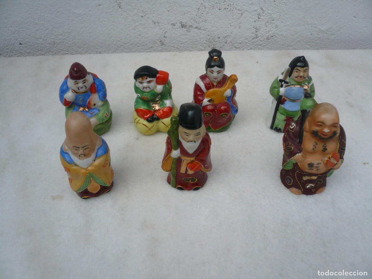 Antig&uuml;edades: SIETE DIOSES DE LA FORTUNA. CONJUNTO COMPLETO - Foto 6