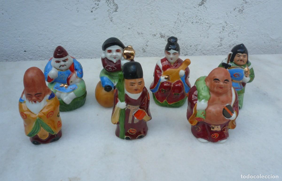 Antig&uuml;edades: SIETE DIOSES DE LA FORTUNA. CONJUNTO COMPLETO - Foto 1