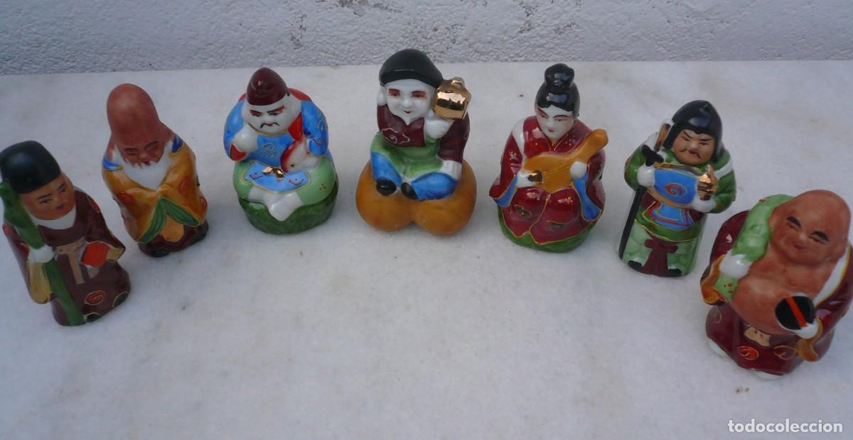 Antig&uuml;edades: SIETE DIOSES DE LA FORTUNA. CONJUNTO COMPLETO - Foto 2