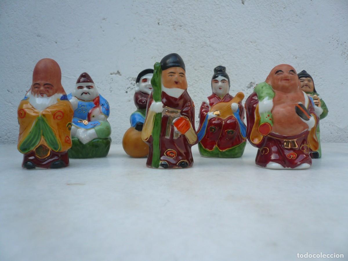Antig&uuml;edades: SIETE DIOSES DE LA FORTUNA. CONJUNTO COMPLETO - Foto 3