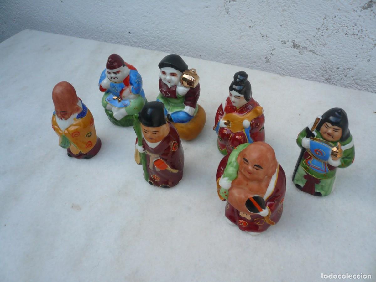 Antig&uuml;edades: SIETE DIOSES DE LA FORTUNA. CONJUNTO COMPLETO - Foto 5