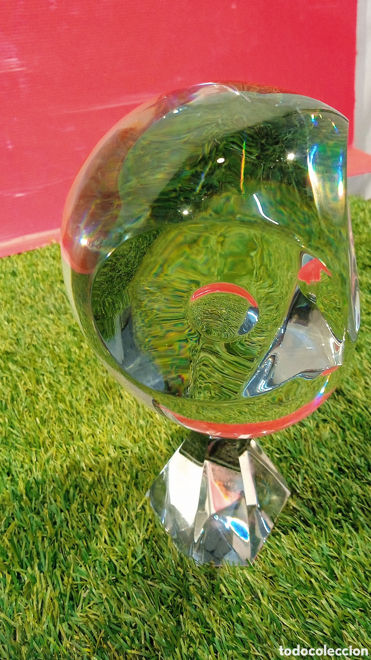 Antig&uuml;edades: BUHO DE CRISTAL BACCARAT DE ROBERT RIGOT. - Foto 3