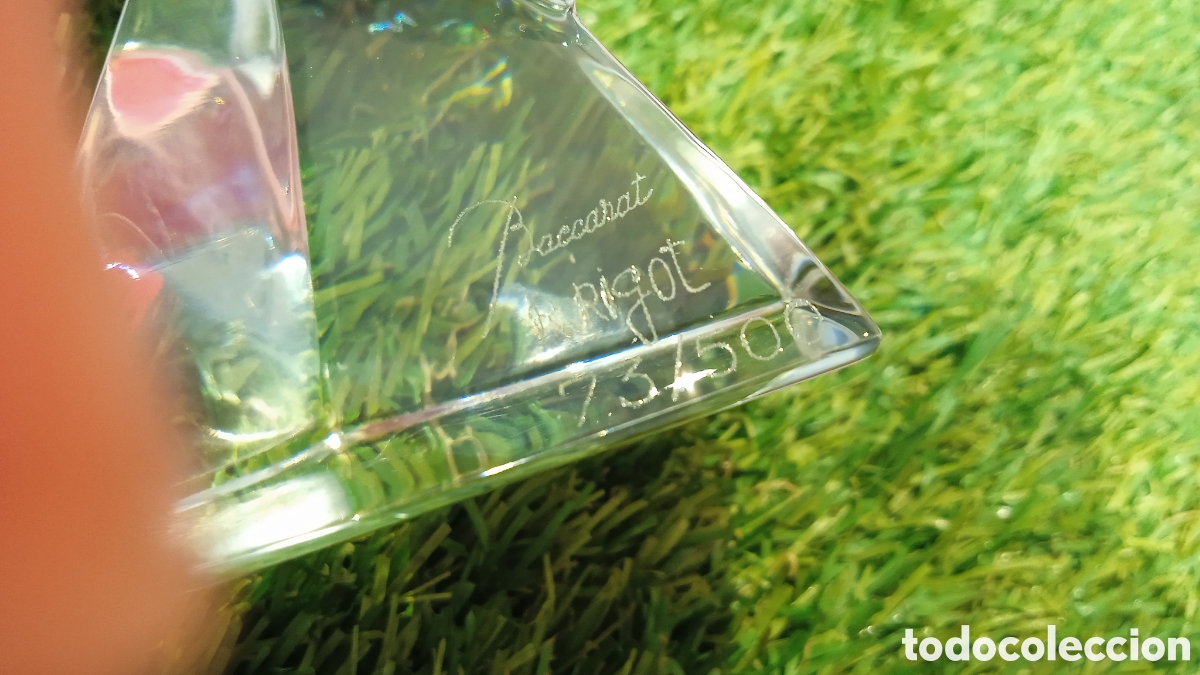Antig&uuml;edades: BUHO DE CRISTAL BACCARAT DE ROBERT RIGOT. - Foto 7