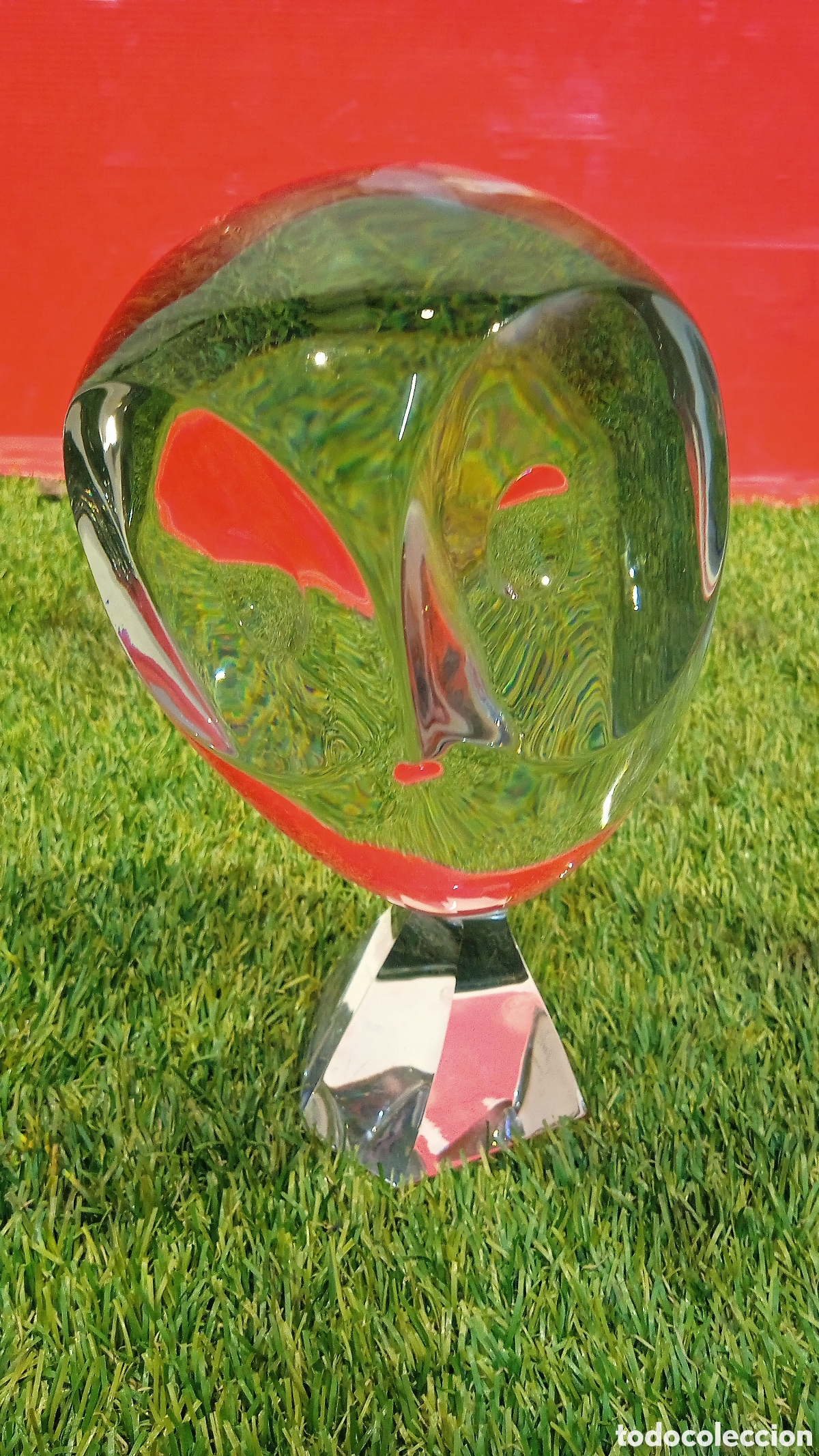 Antig&uuml;edades: BUHO DE CRISTAL BACCARAT DE ROBERT RIGOT. - Foto 1