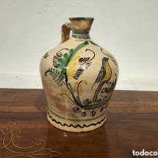 Antigüedades: ANTIGUA JARRA EN CERÁMICA ESMALTADA - PUENTE DEL ARZOBISPO S.XIX