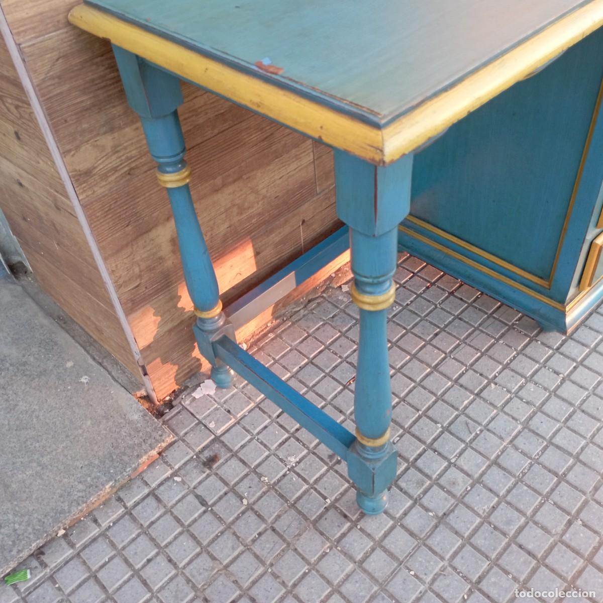 Antig&uuml;edades: escritorio policromado - Foto 3