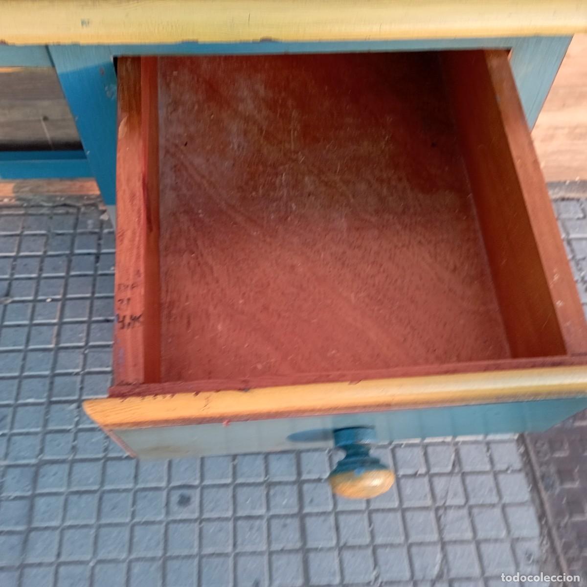 Antig&uuml;edades: escritorio policromado - Foto 4