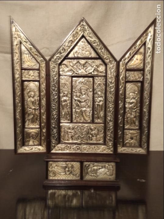 Antig&uuml;edades: TRIPTICO DE PLATA - Foto 1