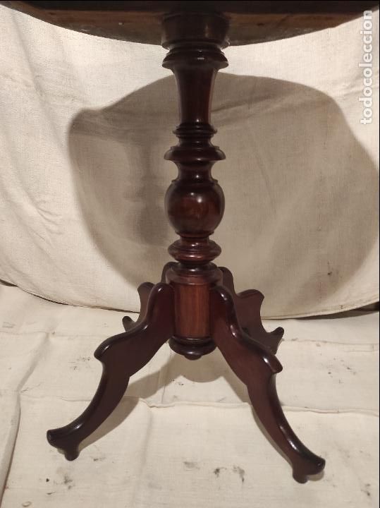Antig&uuml;edades: mESA VELADO DE CAOBA - Foto 5