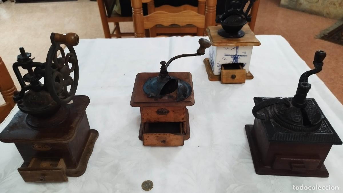 Antig&uuml;edades: 4 molinillos de caf&eacute; antiguos - Foto 6