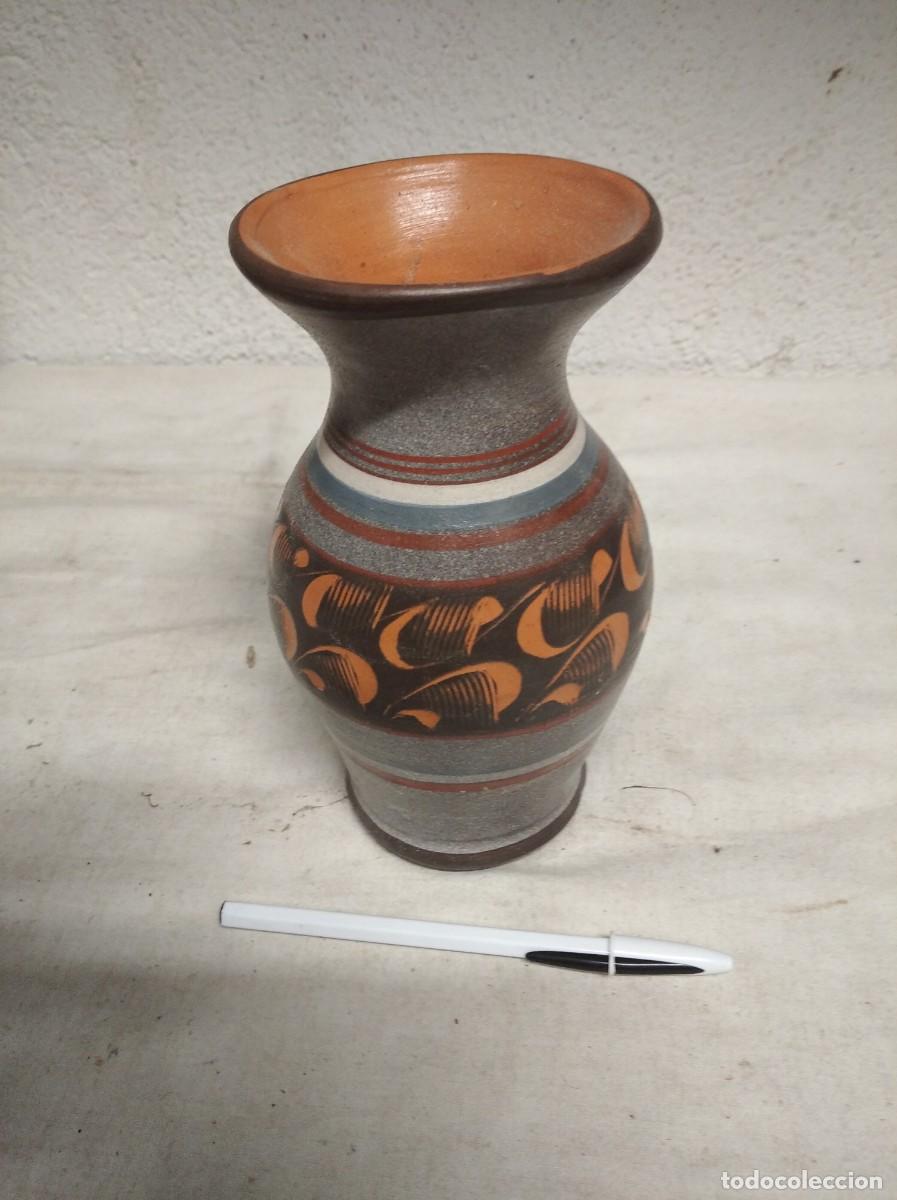Antig&uuml;edades: ANTIGUO JARRON DE TERRACOTA PINTADA - Foto 2