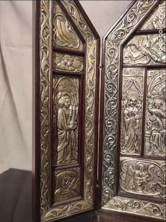 Antig&uuml;edades: TRIPTICO DE PLATA - Foto 2