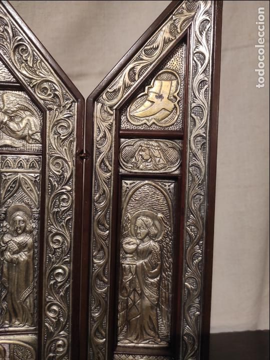 Antig&uuml;edades: TRIPTICO DE PLATA - Foto 4