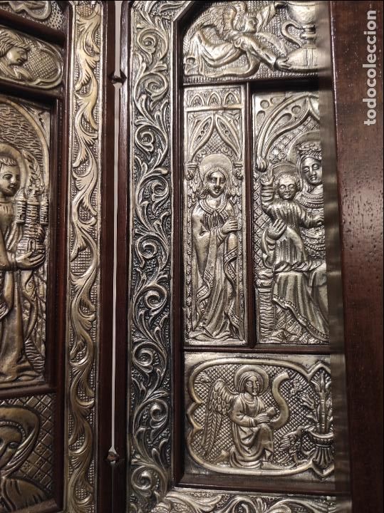 Antig&uuml;edades: TRIPTICO DE PLATA - Foto 8