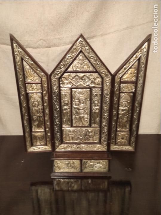 Antig&uuml;edades: TRIPTICO DE PLATA - Foto 9
