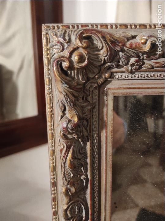 Antig&uuml;edades: espejo plateado - Foto 2
