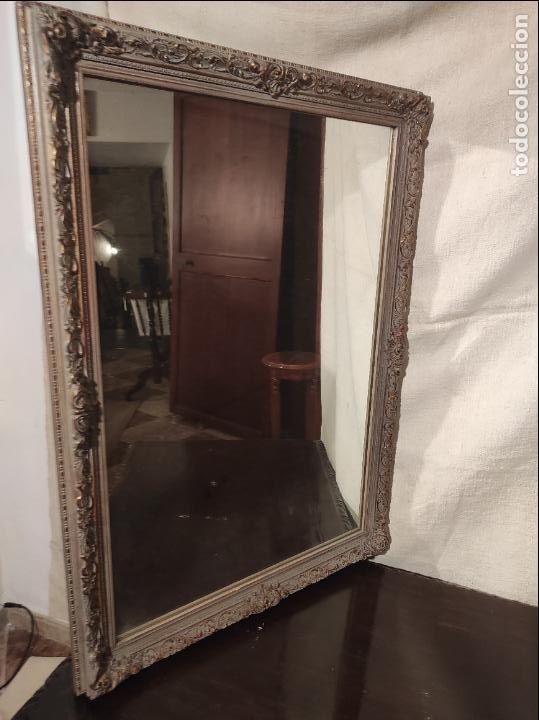 Antig&uuml;edades: espejo plateado - Foto 1