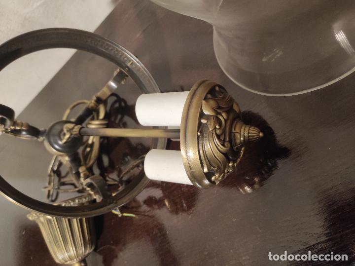 Antig&uuml;edades: fatol de techo bronce - Foto 2