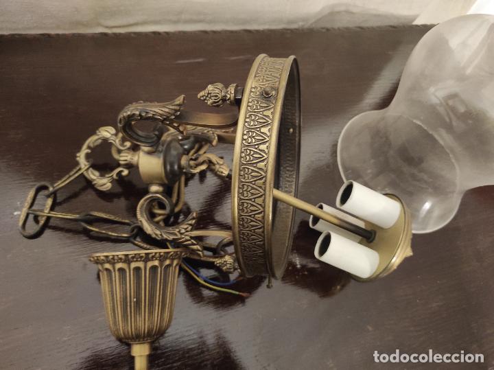 Antig&uuml;edades: fatol de techo bronce - Foto 3