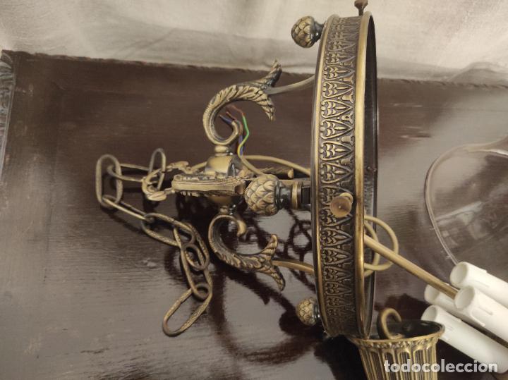 Antig&uuml;edades: fatol de techo bronce - Foto 2