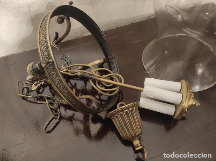 Antig&uuml;edades: fatol de techo bronce - Foto 4