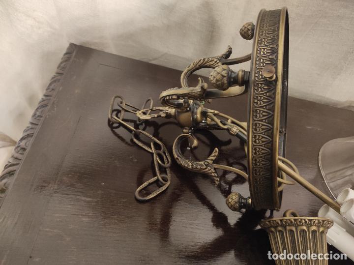 Antig&uuml;edades: fatol de techo bronce - Foto 2