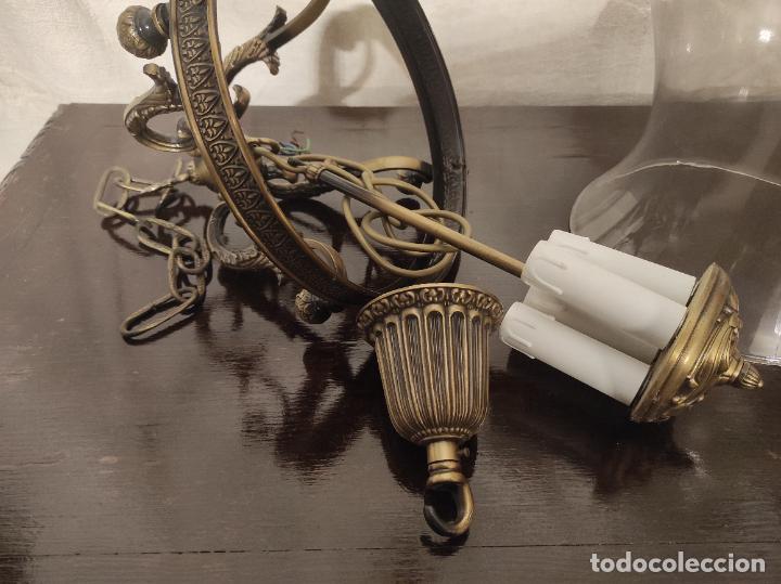 Antig&uuml;edades: fatol de techo bronce - Foto 4