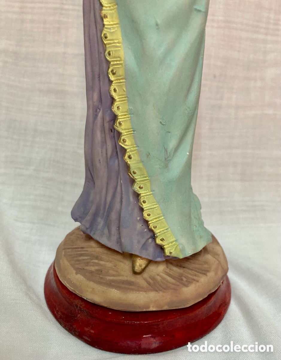 Antig&uuml;edades: FIGURA &ldquo; Se&ntilde;ora de &eacute;poca &ldquo; , pintada a mano - Foto 3