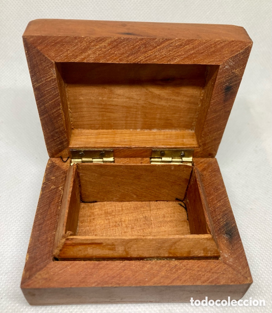 Antig&uuml;edades: CAJA MADERA COMO NUEVA - Foto 4