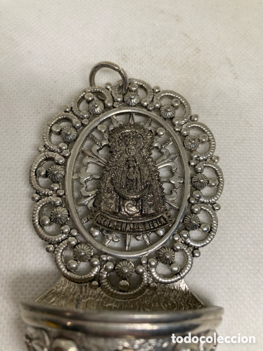 Antig&uuml;edades: BENDITERA VIRGEN, MET&Aacute;LICA - Foto 2