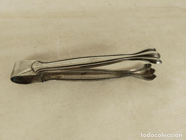 Antig&uuml;edades: pinzas de servir plateadas - Foto 3