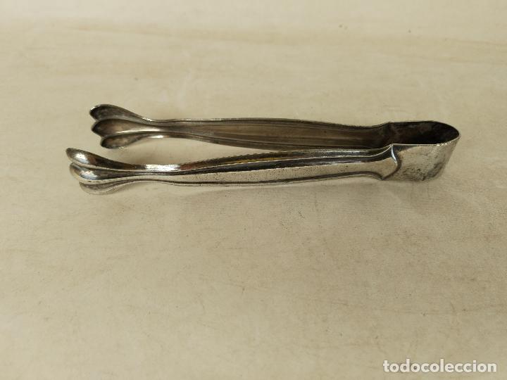Antig&uuml;edades: pinzas de servir plateadas - Foto 4