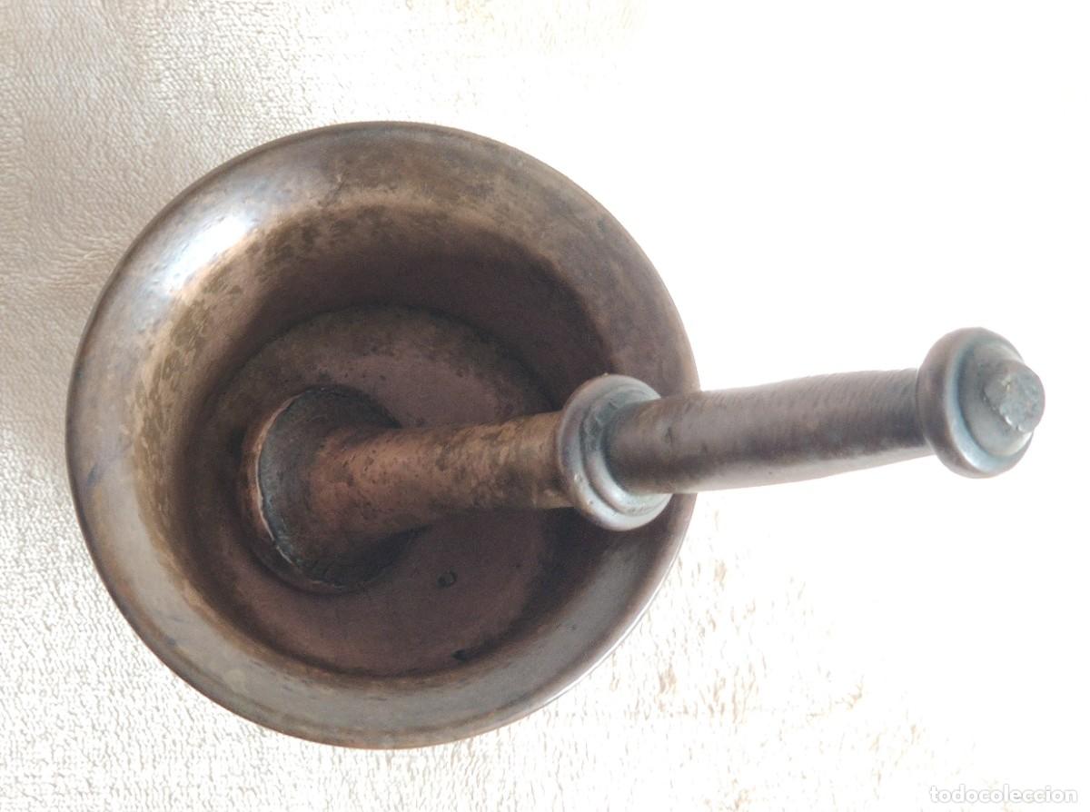 Antig&uuml;edades: Antiguo mortero de bronce - Foto 3