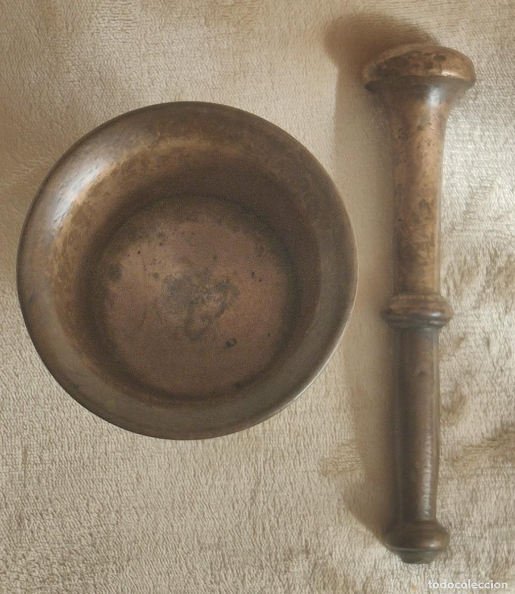 Antig&uuml;edades: Antiguo mortero de bronce - Foto 4