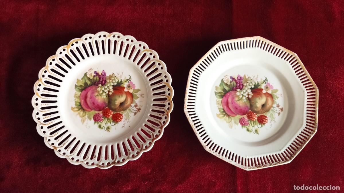 Antig&uuml;edades: Pareja de platos antiguos - Foto 1
